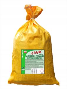 ANTY MECH TRAWA - Nawóz do trawnika z Siarczanem Żelaza - 2 w 1 Usuwa mech z trawy i wspomaga rozrost trawy - opak. 5 kg