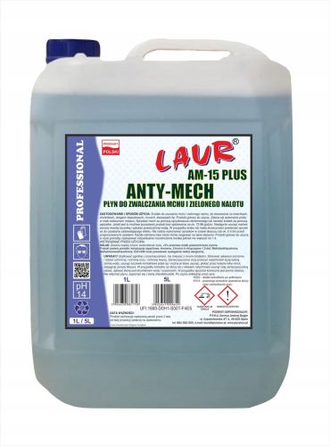 ANTY MECH PLUS Elewacje Ogrodzenia Schody Kostka LAUR Pro AM-15 Plus 5L