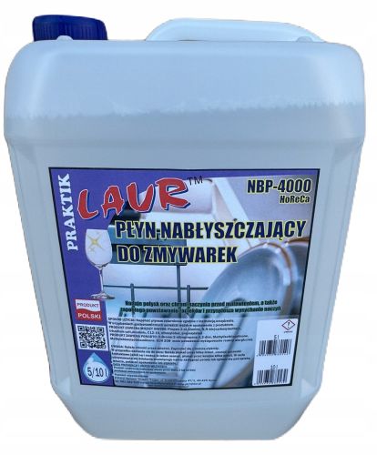 Nabłyszczacz do zmywarki LAUR NBP4000 Płyn nabłyszczający 5L