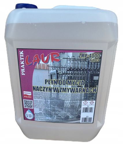 Płyn LAUR ZMP4000 PRAKTIK HoReCa do mycia naczyń w zmywarkach GASTRONOMI 5L