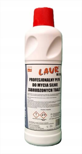 Płyn do mycia i czyszczenia toalet bez chloru LAUR WC-750 Professional 1L
