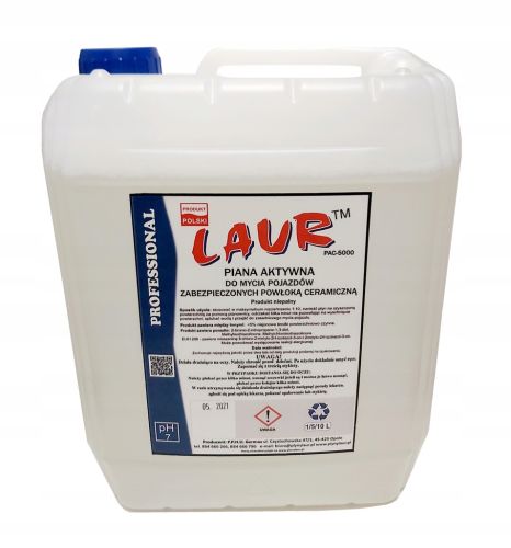 PIANA AKTYWNA CERAMIC do mycia pojazdów z powłoką ceramiczną LAUR PAC 5L