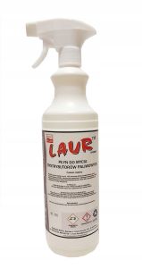 Preparat w płynie do mycia zabrudzeń ropopochodnych LAUR Professional DP-5000 OSADY Z ROPY BENZYN SMAR poj. 1LT