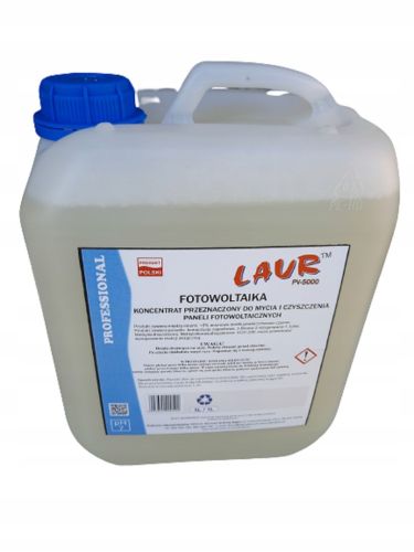 LAUR FOTOWOLTAIKA PV-5000 Płyn do mycia paneli 5L