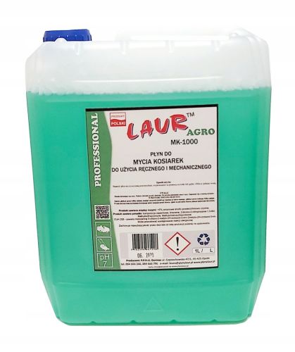 Płyn do mycia urządzeń ogrodniczych kosiarka myjka traktorek LAUR MK1000 5L