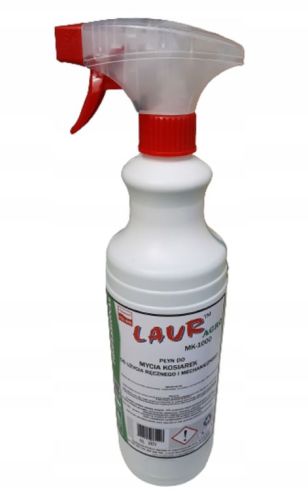 Płyn do mycia kosiarek i traktorków LAUR Agro MK1000 poj 1L trigger szampon