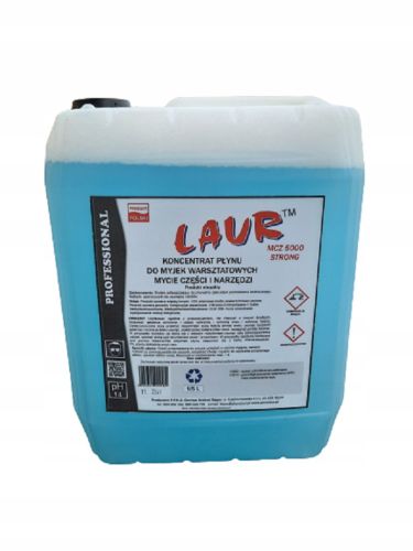 Płyn koncentrat do myjek warsztatowych - mocny - LAUR MCZ STRONG 5L HIT