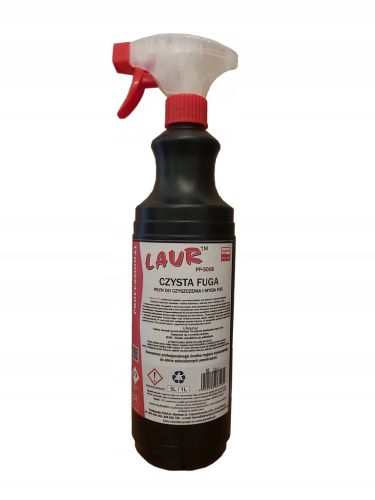 Czyszczenie fug - płyn LAUR CZYSTA FUGA 1L trigger