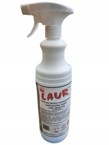 Płyn do czyszczenia mycia łańcuchów kaset przekładni LAUR ŁKP5000 1L trig