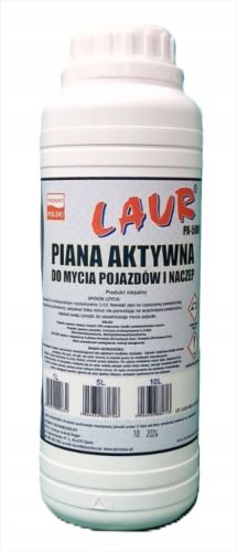 PIANA AKTYWNA do mycia pojazdów i naczep LAUR Professional PA-5000 1L