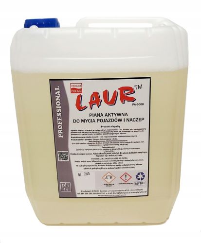 PIANA AKTYWNA do mycia pojazdów naczep 5L PA5000