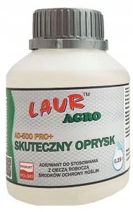 AGRO LAUR AD-500 PLUS Preparat zwiększający skuteczność oprysków 250 ml