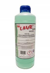 Płyn do mycia maszyn i urządzeń rolniczych ciągników naczep LAUR MR5000 1L