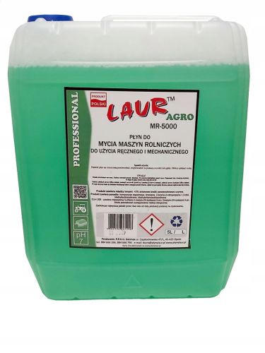 Płyn LAUR MR5000 PRO do mycia maszyn rolniczych kombajn siewnik kosiarka 5L
