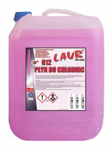 PŁYN DO CHŁODNIC G12 czerwony -37°C poj. 10L do wszystkich typów - Laur Professional