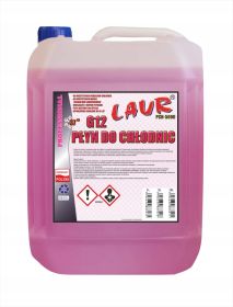 PŁYN DO CHŁODNIC G12 czerwony do-37°C poj. 5L do wszystkich typów - Laur Professional 