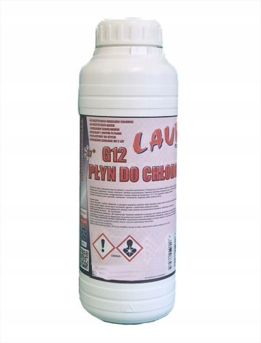 PŁYN DO CHŁODNIC wszystkich typów Laur Professional G12 czerwony do-37°C 1L