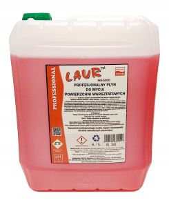 Płyn do mycia posadzek warsztatowych garaży hal LAUR Professional WS-5000 poj. 5L