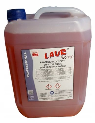 LAUR Pro HORECA WC-750 Płyn myjący i czyszczący toalety ZAPAS poj. 5L