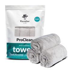 Profesjonalny pluszowy ręcznik z mikrofibry Premium - opak. 3 szt. 500 g/m² / 41x41cm Kavalier
