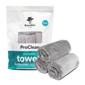 Profesjonalny pluszowy ręcznik z mikrofibry Premium - opak. 3 szt. 600 g/m² / 41x41cm Kavalier