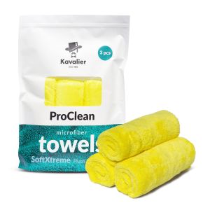 Profesjonalny, pluszowy ręcznik z mikrofibry - 3 szt. 350 g/m² / 41x41cm