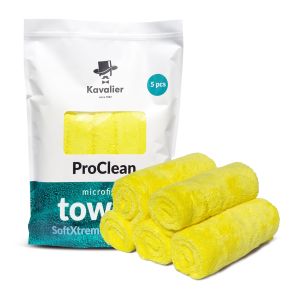Profesjonalny, pluszowy ręcznik z mikrofibry - 5 szt. 350 g/m² / 41x41cm