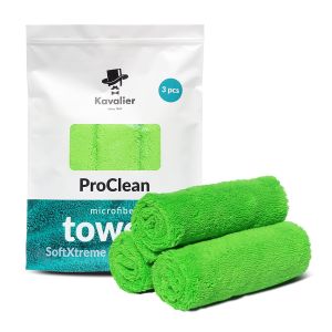 Profesjonalny uniwersalny ręcznik detailingowy Kavalier Premium - opak. 3 szt. 420 g/m² / 41x41cm 