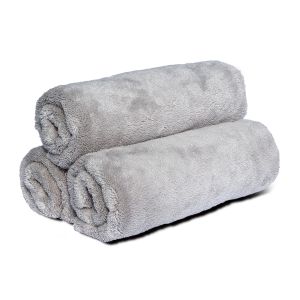 Duży pluszowy ręcznik z mikrofibry Premium Kavalier - opak. 3 szt. 500 g/m² / 41x61cm 